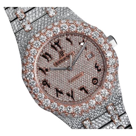 fake diamond watch amazon|diamond watch iced out.